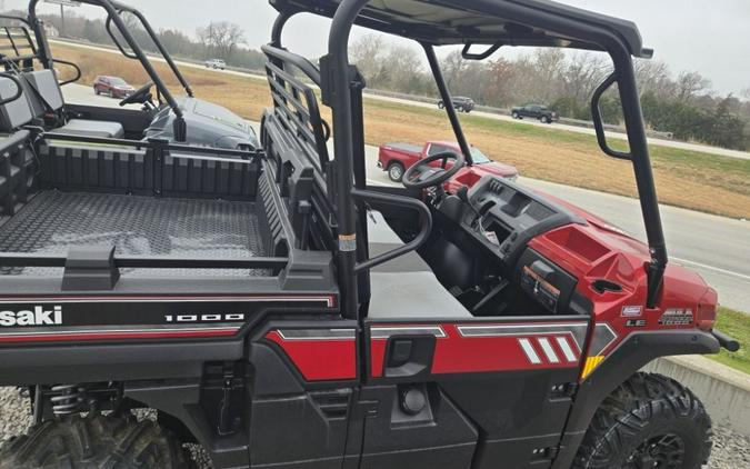 2026 Kawasaki CANDY PERSIMMON RED MULE PRO FXR 1000 LE