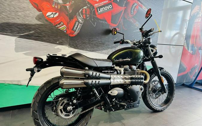 2023 Triumph Scrambler 900 Chrome Edition Brooklands Green