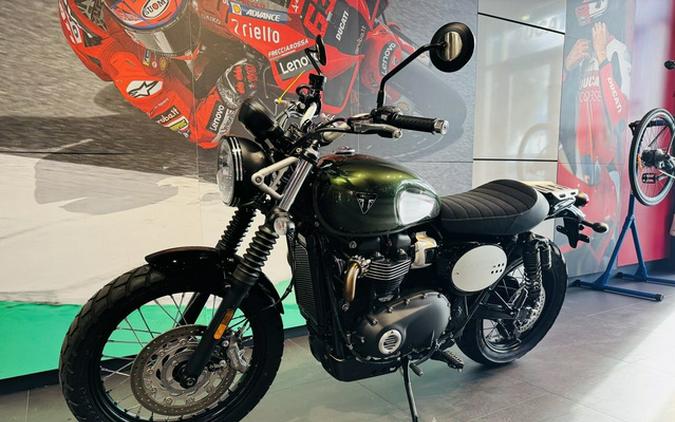 2023 Triumph Scrambler 900 Chrome Edition Brooklands Green