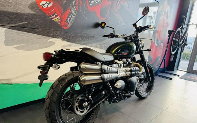 2023 Triumph Scrambler 900 Chrome Edition Brooklands Green