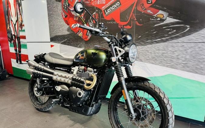 2023 Triumph Scrambler 900 Chrome Edition Brooklands Green