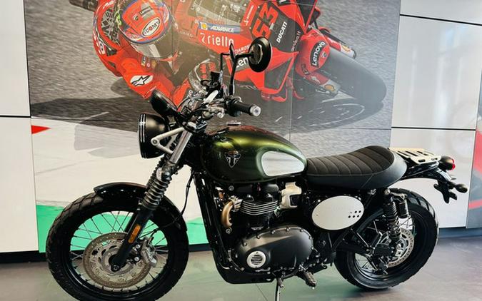 2023 Triumph Scrambler 900 Chrome Edition Brooklands Green