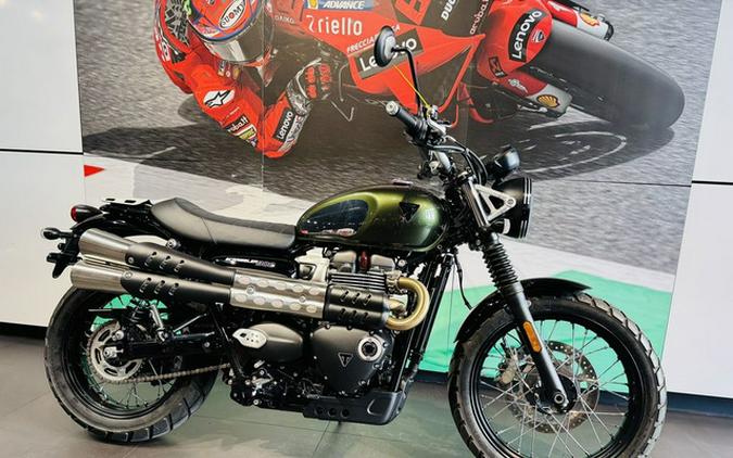 2023 Triumph Scrambler 900 Chrome Edition Brooklands Green