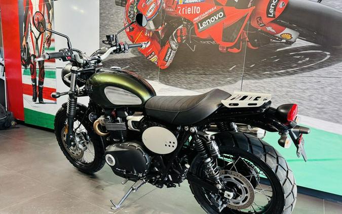 2023 Triumph Scrambler 900 Chrome Edition Brooklands Green