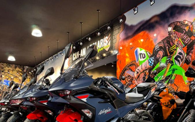 2026 Kawasaki Ninja 500 ABS Metallic Matte Twilight Blue