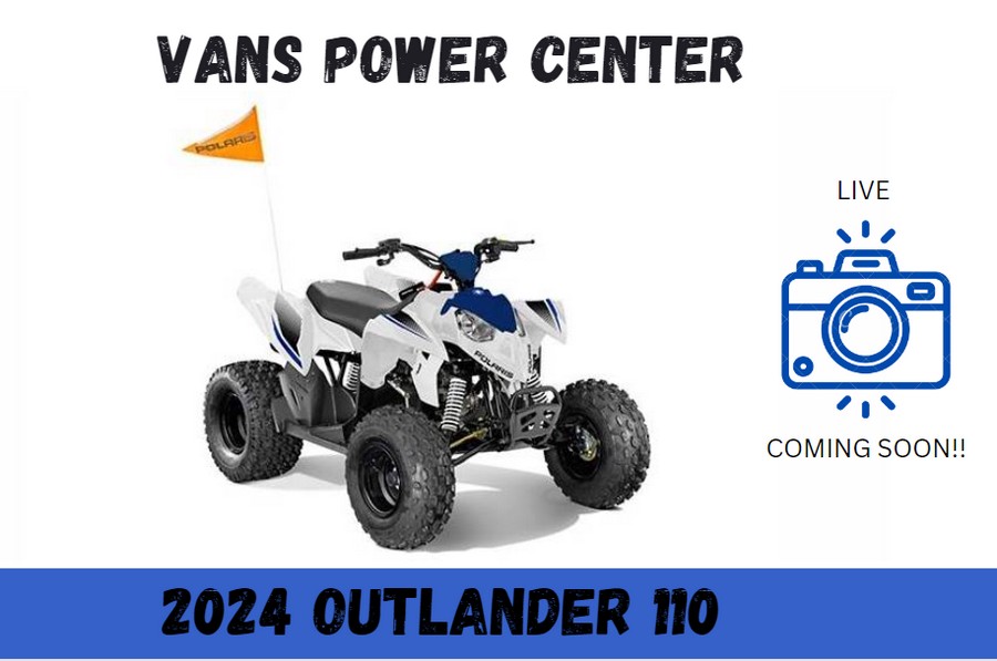 2024 Polaris Industries ATV-24,OTLW 110,WHT/POL BLU