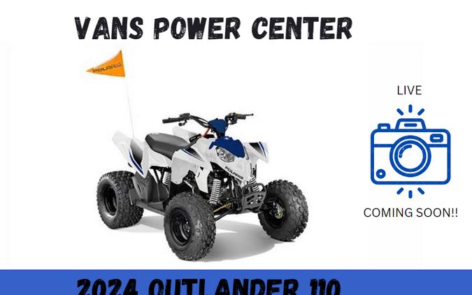 2024 Polaris Industries ATV-24,OTLW 110,WHT/POL BLU