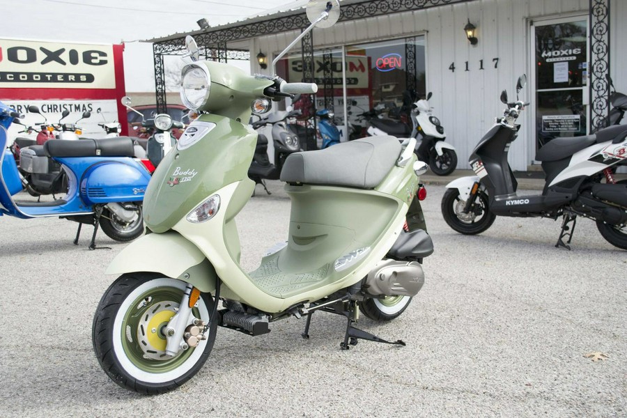 2023 Genuine Scooter Buddy 170i Italia Olive Green and Cream