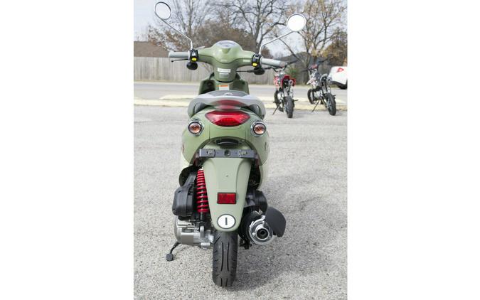 2023 Genuine Scooter Buddy 170i Italia Olive Green and Cream