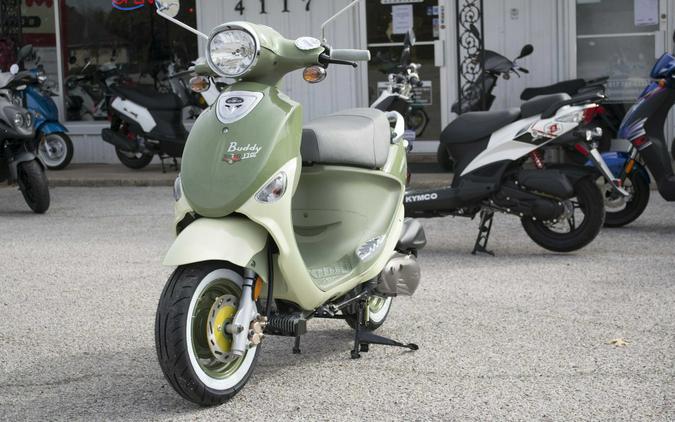 2023 Genuine Scooter Buddy 170i Italia Olive Green and Cream