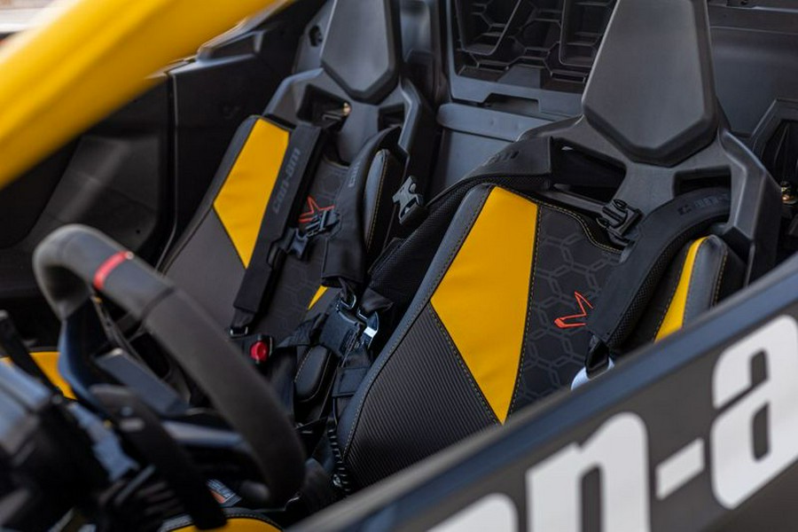 New 2024 CAN-AM MAVERICK R XRS 77 CARBON BLACK NEO YELLOW