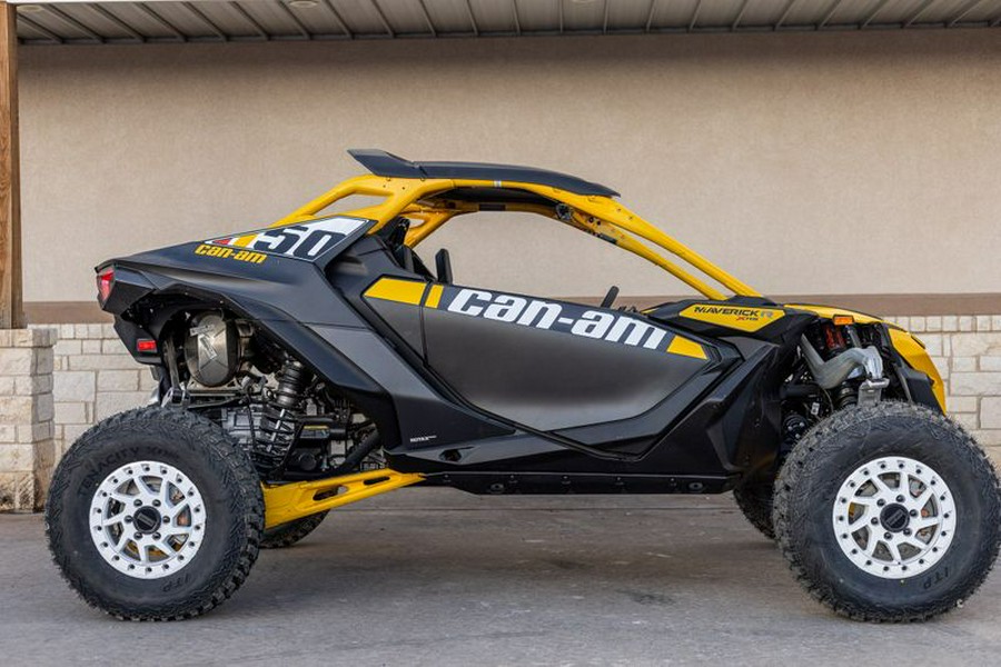 New 2024 CAN-AM MAVERICK R XRS 77 CARBON BLACK NEO YELLOW