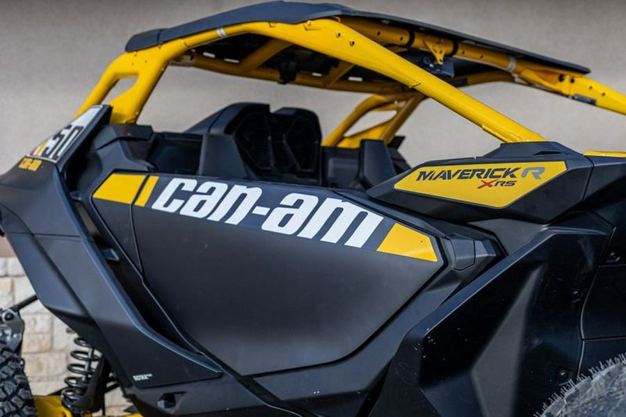 New 2024 CAN-AM MAVERICK R XRS 77 CARBON BLACK NEO YELLOW