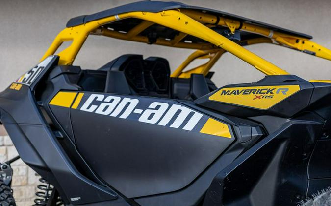 New 2024 CAN-AM MAVERICK R XRS 77 CARBON BLACK NEO YELLOW