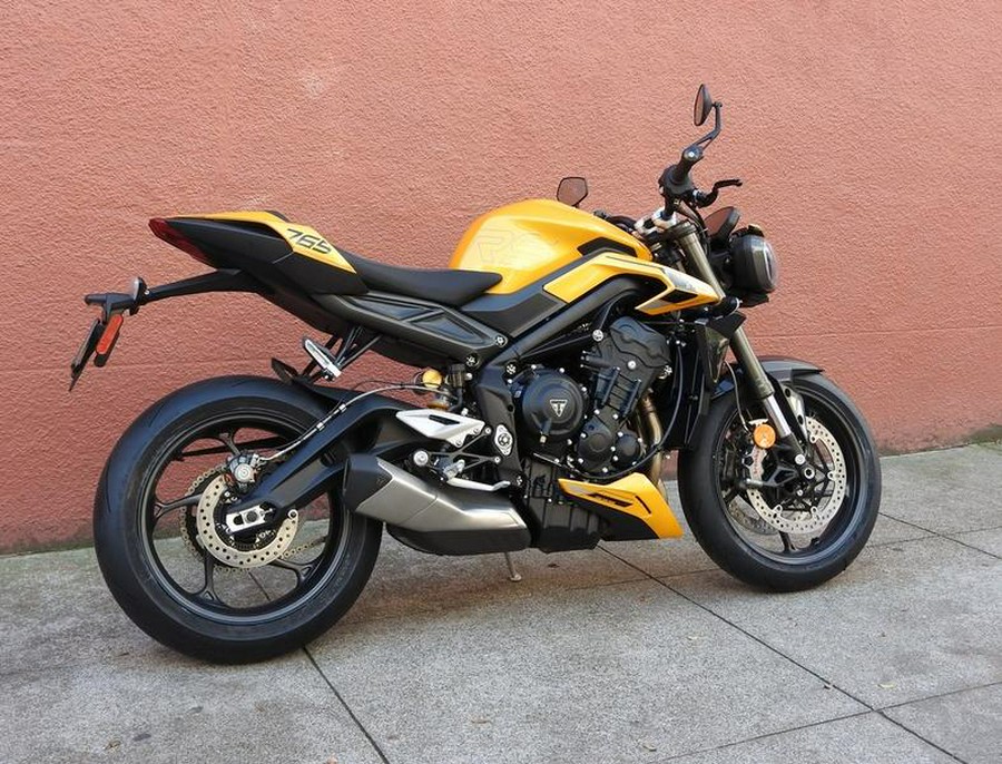 2026 Triumph Street Triple 765 RS Cosmic Yellow