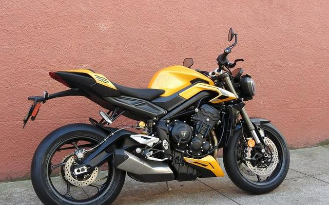 2026 Triumph Street Triple 765 RS Cosmic Yellow