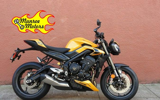 2026 Triumph Street Triple 765 RS Cosmic Yellow