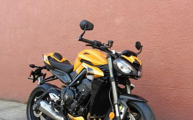 2026 Triumph Street Triple 765 RS Cosmic Yellow