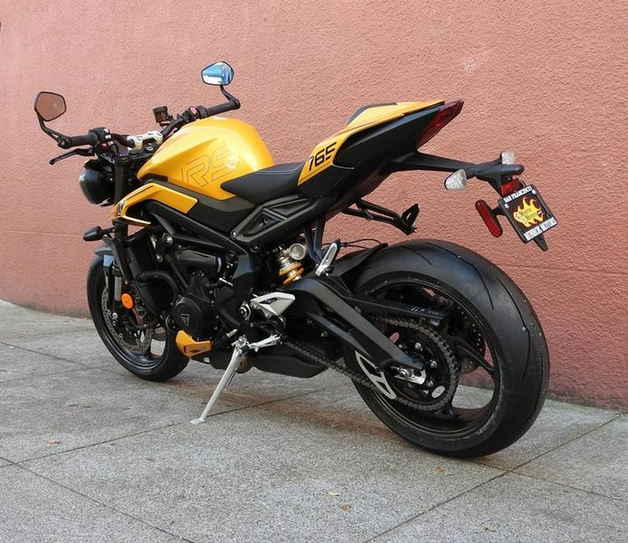 2026 Triumph Street Triple 765 RS Cosmic Yellow