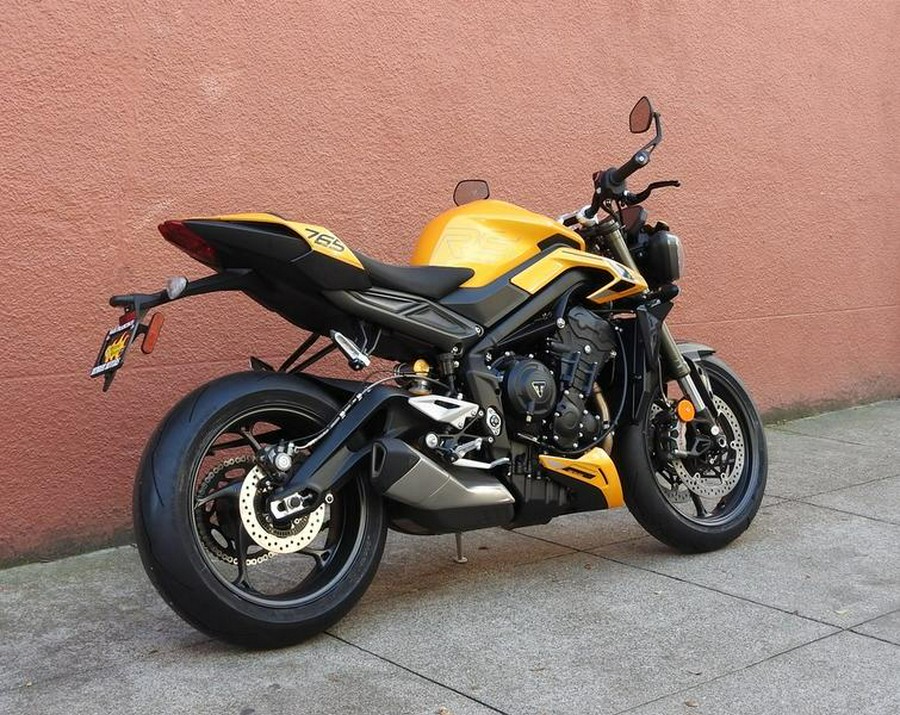 2026 Triumph Street Triple 765 RS Cosmic Yellow