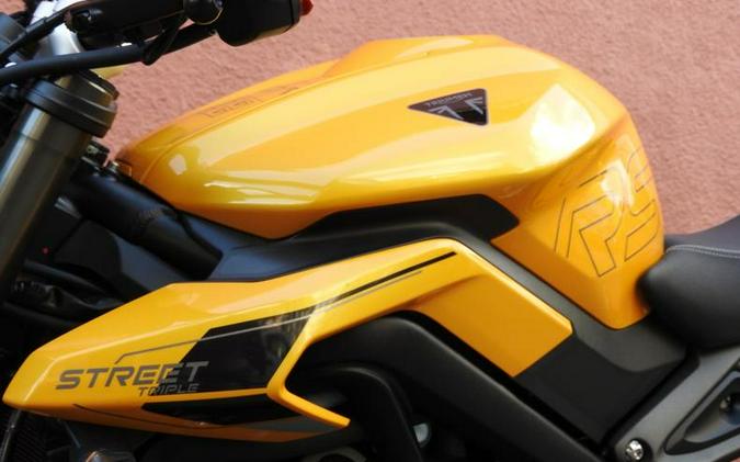 2026 Triumph Street Triple 765 RS Cosmic Yellow
