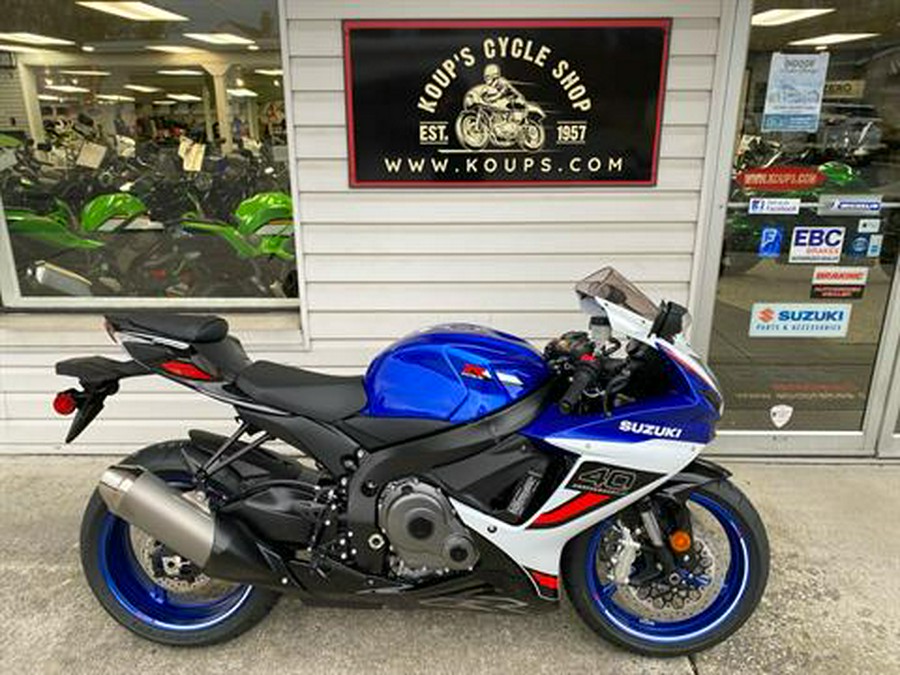 2026 Suzuki GSX-R600Z 40th Anniversary Edition