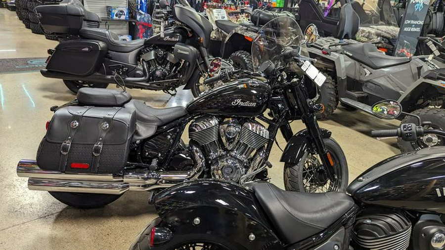 New 2024 INDIAN MOTORCYCLE SUPER CHIEF LIMITED BLACK METALLIC 49ST Limited ABS