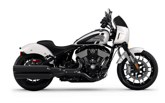 2025 Indian Sport Chief Ghost White Metallic Smoke