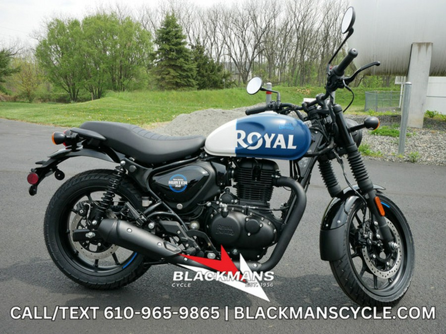 2023 Royal Enfield Hunter 350 Rebel Blue 350