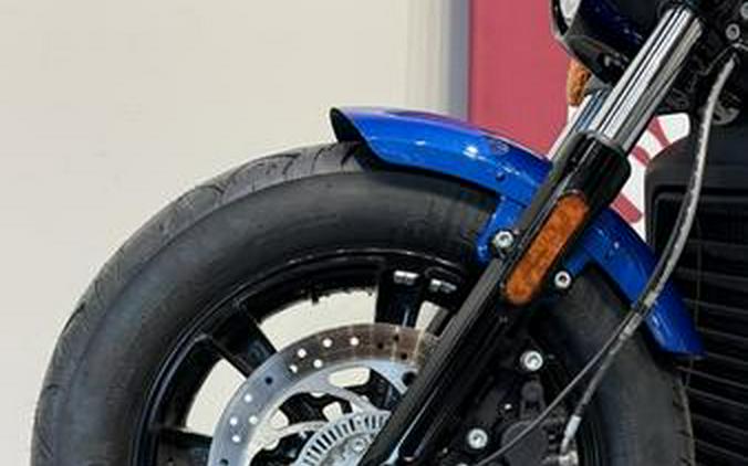 2019 Indian Motorcycle® Scout® Bobber Icon Series Brilliant Blue/Black Wet Slide