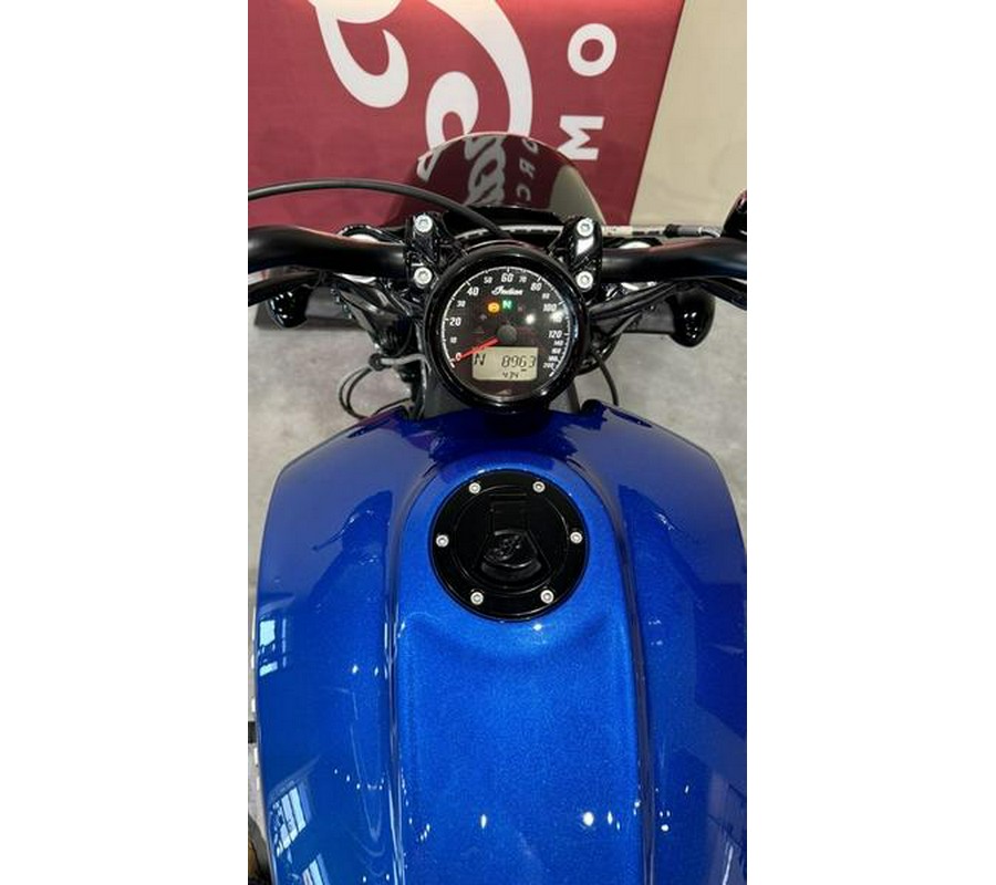 2019 Indian Motorcycle® Scout® Bobber Icon Series Brilliant Blue/Black Wet Slide