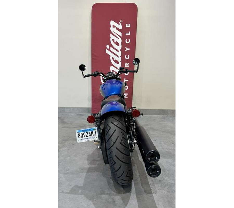 2019 Indian Motorcycle® Scout® Bobber Icon Series Brilliant Blue/Black Wet Slide