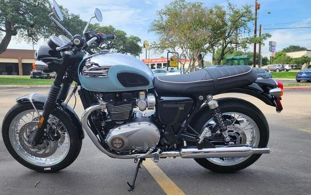 2023 Triumph Bonneville T120 Chrome Edition Meriden Blue