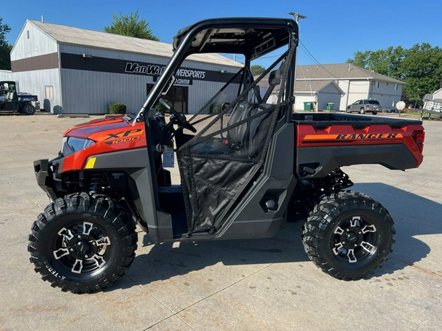 2025 Polaris Ranger XP 1000 Premium Orange Rust