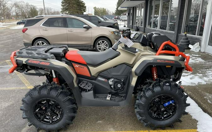 2023 Can-Am® Outlander X mr 1000R Liquid Titanium & Can-Am Red