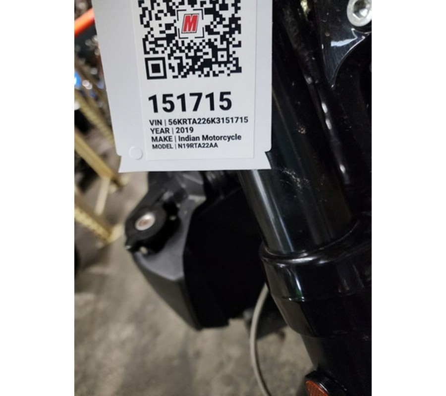 2019 Indian FTR 1200 S Titanium Metallic Over Thunder Black P