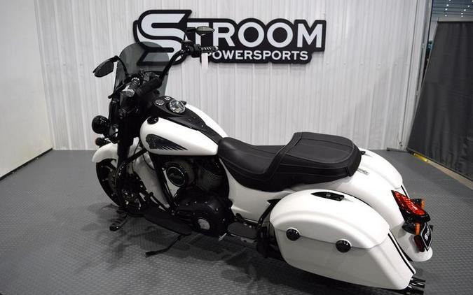 2019 Indian Motorcycle® Springfield® Dark Horse® White Smoke