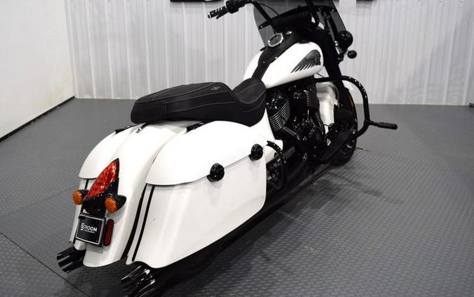 2019 Indian Motorcycle® Springfield® Dark Horse® White Smoke