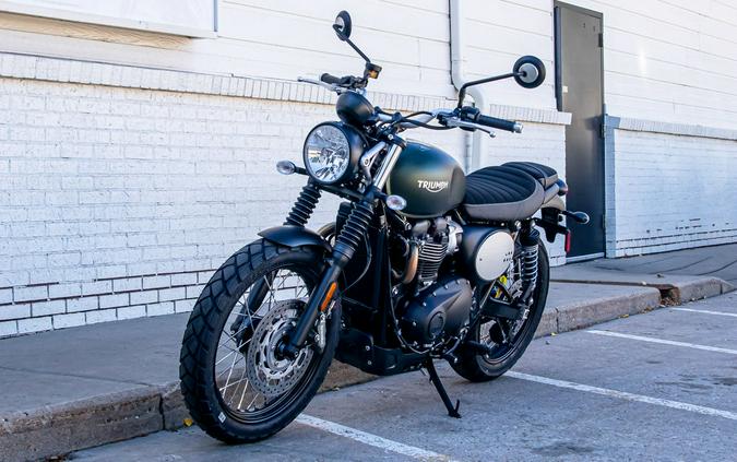 2024 Triumph Scrambler 900 Matte Khaki Green