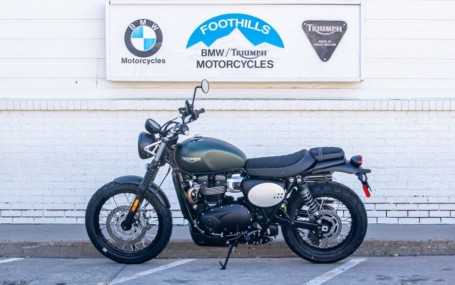 2024 Triumph Scrambler 900 Matte Khaki Green