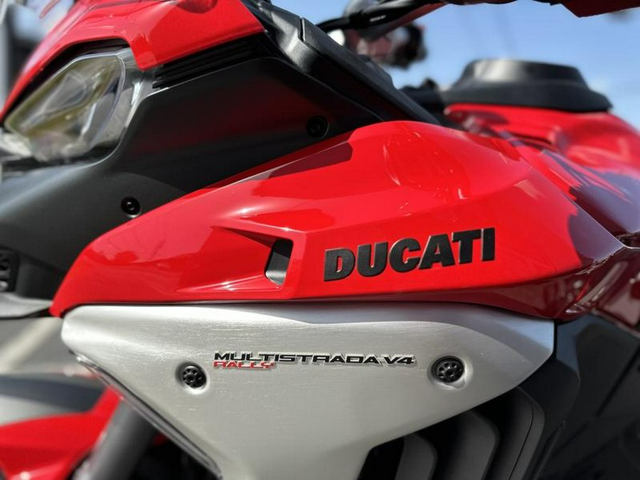2024 Ducati Multistrada V4 Rally Travel Adventure Red
