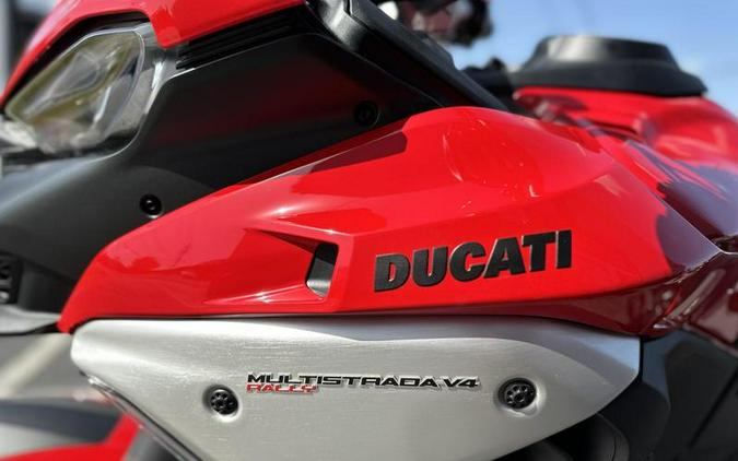 2024 Ducati Multistrada V4 Rally Travel Adventure Red