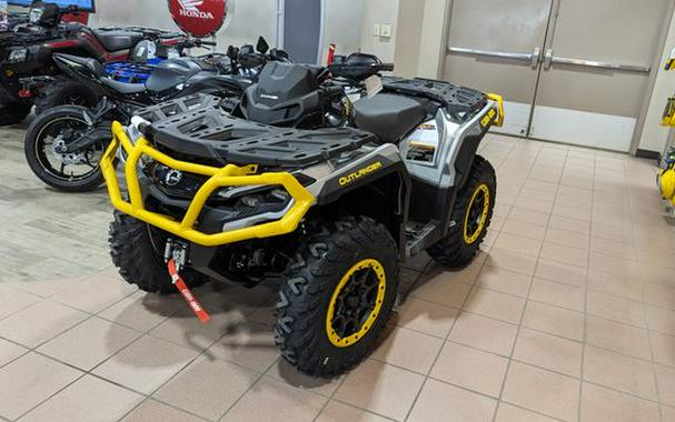 New 2024 CAN-AM OUTLANDER XTP 1000R HYPER SILVER AND NEO YELLOW