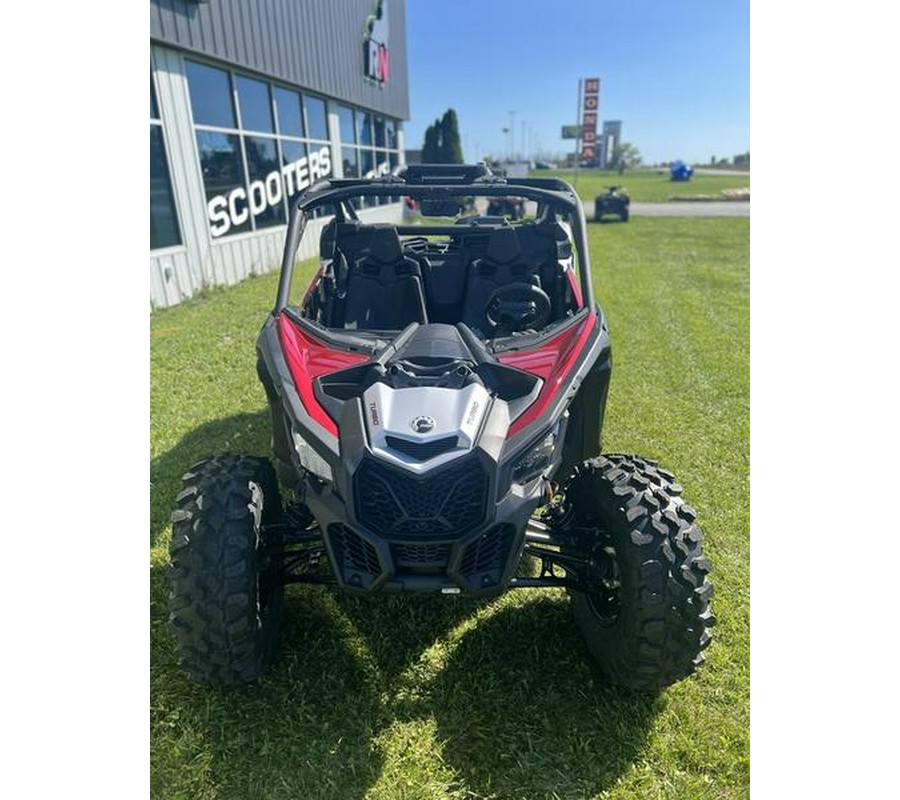 2024 Can-Am® Maverick X3 DS Turbo Fiery Red & Hyper Silver