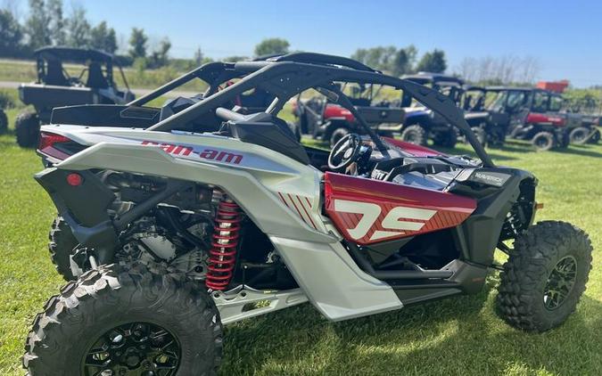 2024 Can-Am® Maverick X3 DS Turbo Fiery Red & Hyper Silver