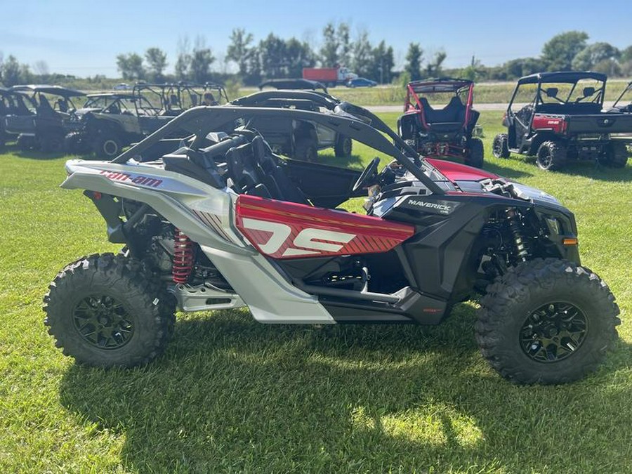 2024 Can-Am® Maverick X3 DS Turbo Fiery Red & Hyper Silver