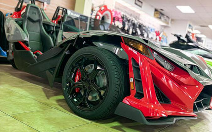 2026 Polaris Slingshot® R AutoDrive Radiant Gray with Indy Red Pearl
