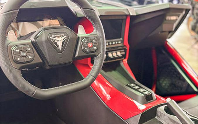 2026 Polaris Slingshot® R AutoDrive Radiant Gray with Indy Red Pearl