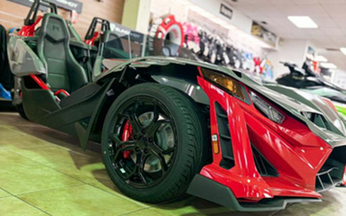 2026 Polaris Slingshot R Autodrive Radiant Gray With Indy Red Pearl