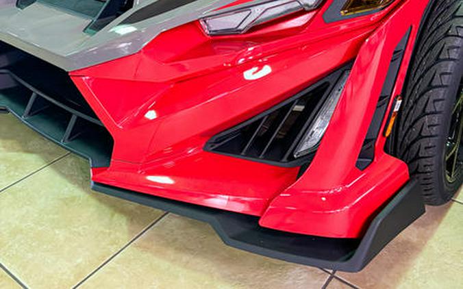 2026 Polaris Slingshot® R AutoDrive Radiant Gray with Indy Red Pearl